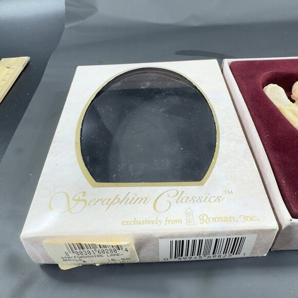 1994 Seraphim Classics Lydia Winged Poet Gymbeline Peacemaker Ornament New Box - Picture 7 of 9